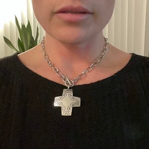 Silpada .925 Sterling Silver Cross Necklace